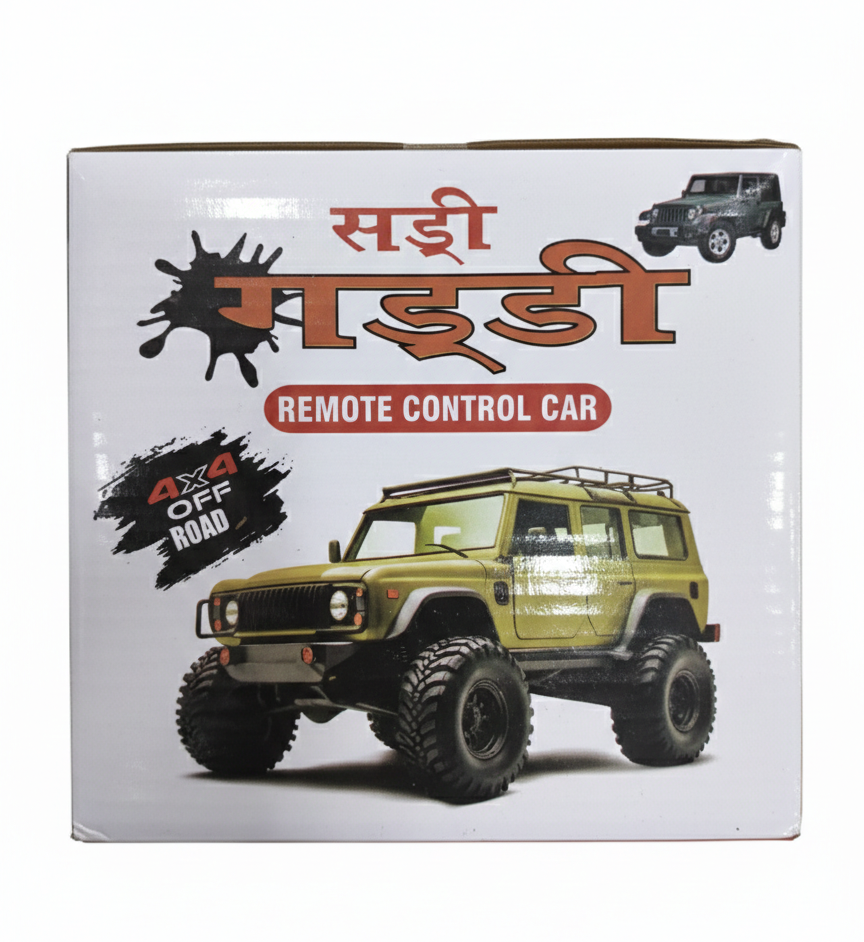 Remote Control Jeep Car for Kids | 4x4 RC Off-Road Car Toy with Remote