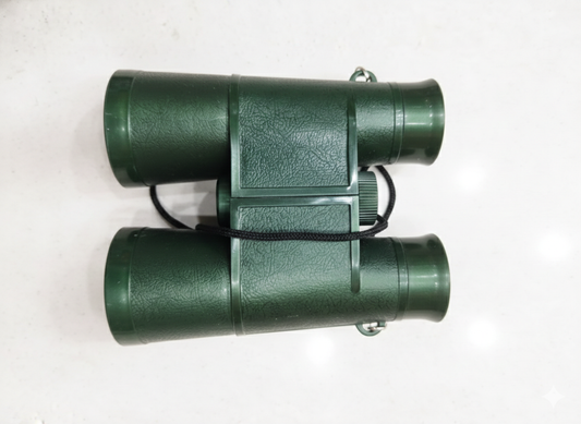 Kids Binoculars Toy – Army Style Compact Binoculars for Kids, Adjustable Focus, Lightweight with Strap, Outdoor Adventure Toy for Boys & Girls