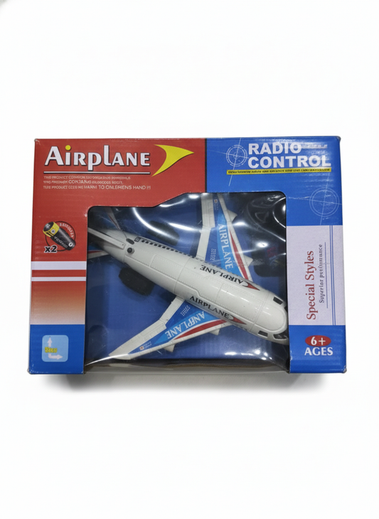 Aero Lux RC Airplane Toy for Kids with Remote Control, Realistic Aircraft Model with Lights