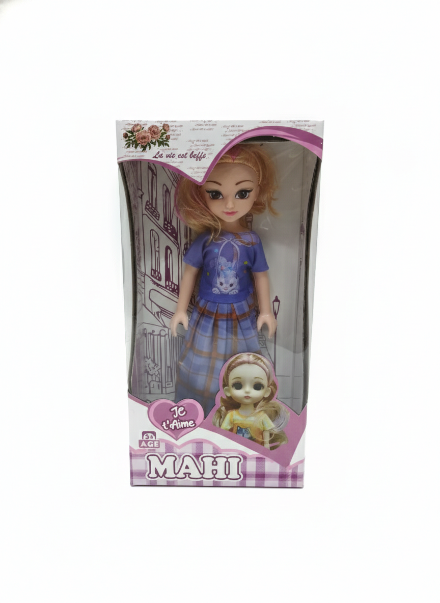 Mahi Fashion Doll for Girls with Long Hair & Stylish Outfit,