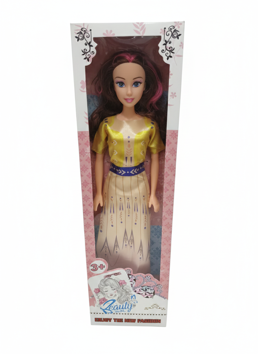Beauty Fashion Doll Set for Girls with 2 Dolls, Long Hair Styling Doll