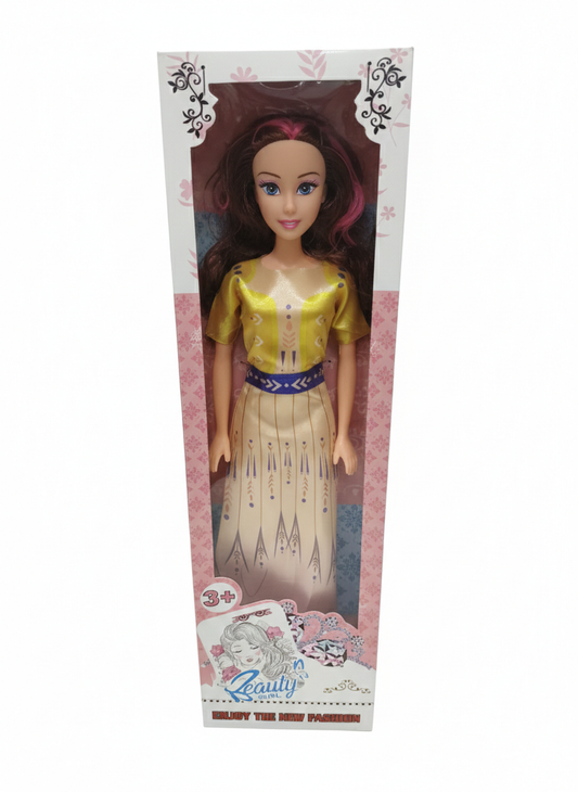 Beauty Fashion Doll Set for Girls with 2 Dolls, Long Hair Styling Doll