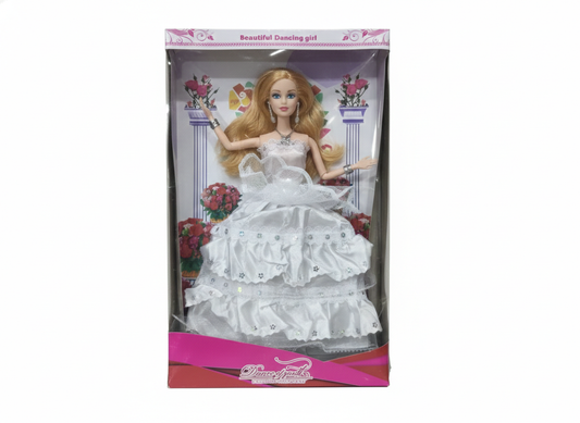 Princess Fashion Doll Set for Girls with Long Blonde Hair, Mini Doll & Accessories,