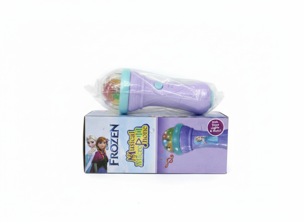 Kids Musical Microphone Toy with Lights & Music Easy Grip Singing Toy for Boys & Girls (Ages 3+) Gift Pack