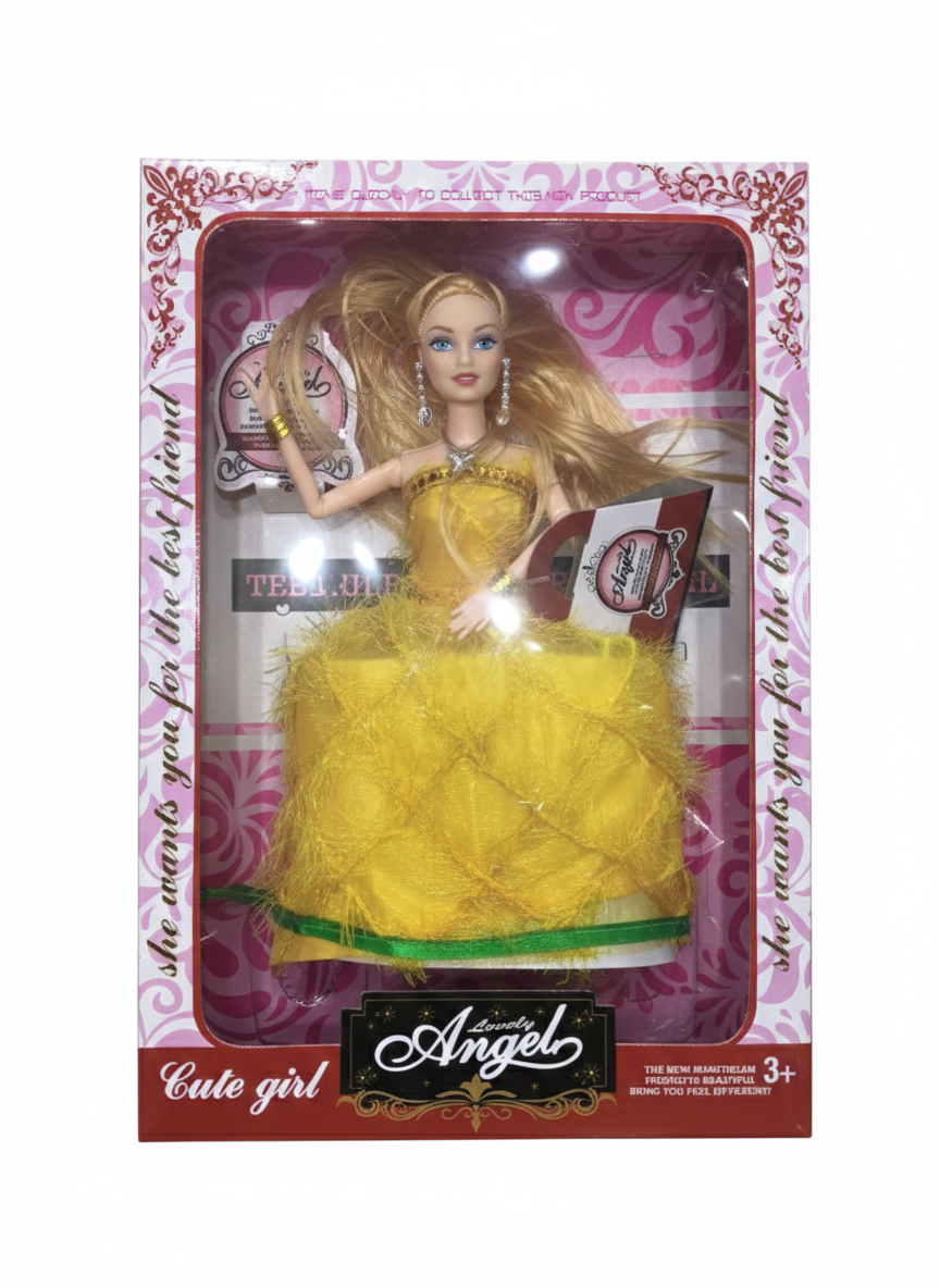Angel Doll for Girls with Long Hair | Princess Doll Toy with Gift Box Packaging