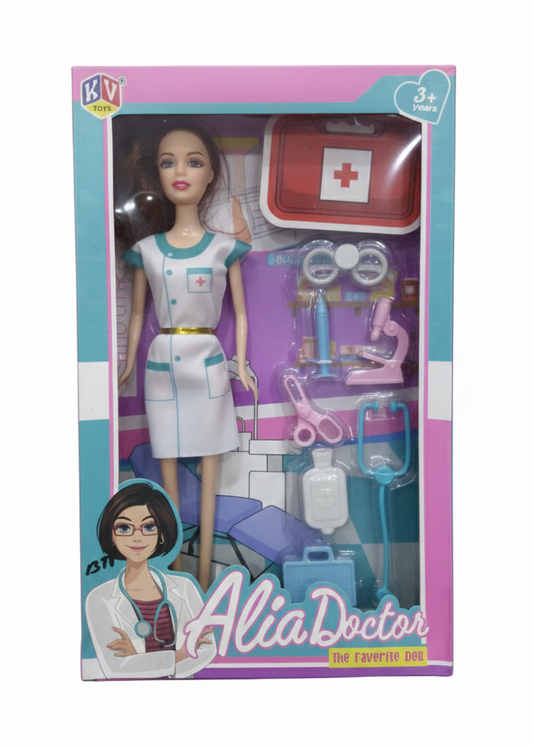 Doctor Doll Set for Girls | Fashion Doll with Medical Kit Accessories