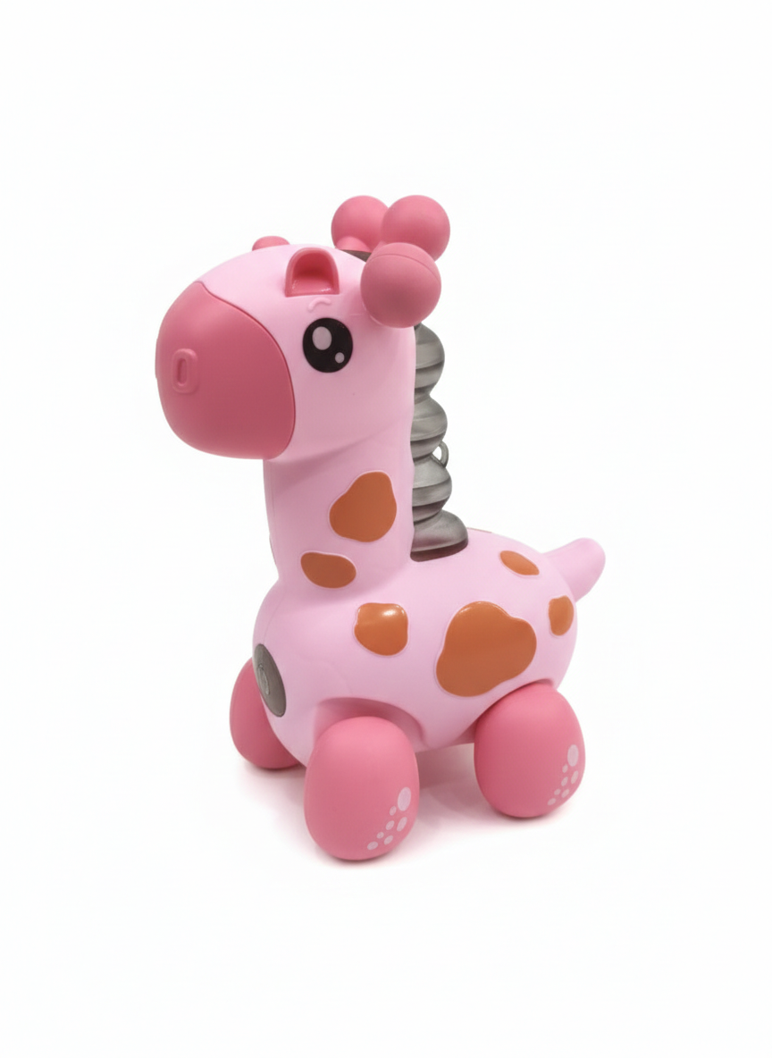 Cute Pet Giraffe Toy for Kids with Music & Moving Neck