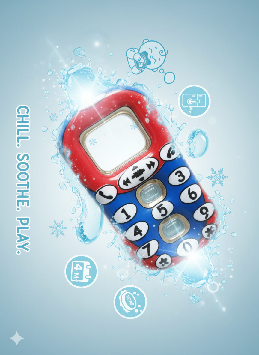 Archana Novelty Baby Water Filled Teether Toy | Cooling & Soothing Teether for Infants 4+ Months