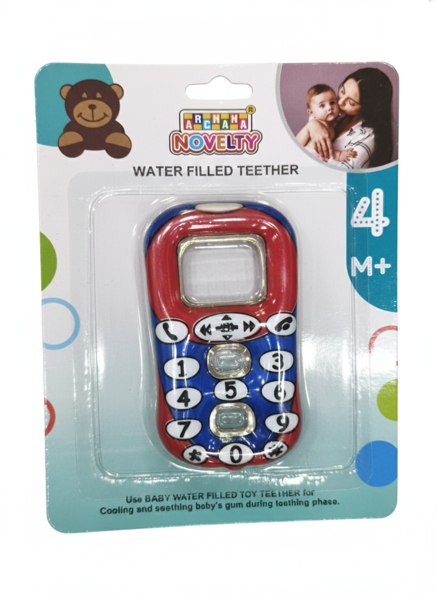 Archana Novelty Baby Water Filled Teether Toy | Cooling & Soothing Teether for Infants 4+ Months