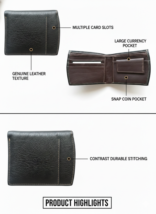 Premium Slim Wallet for Men | Durable Designer Wallet