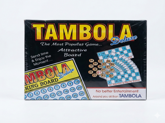 Tambola Game Deluxe Set | Housie Number Board Game with Tickets & Tokens