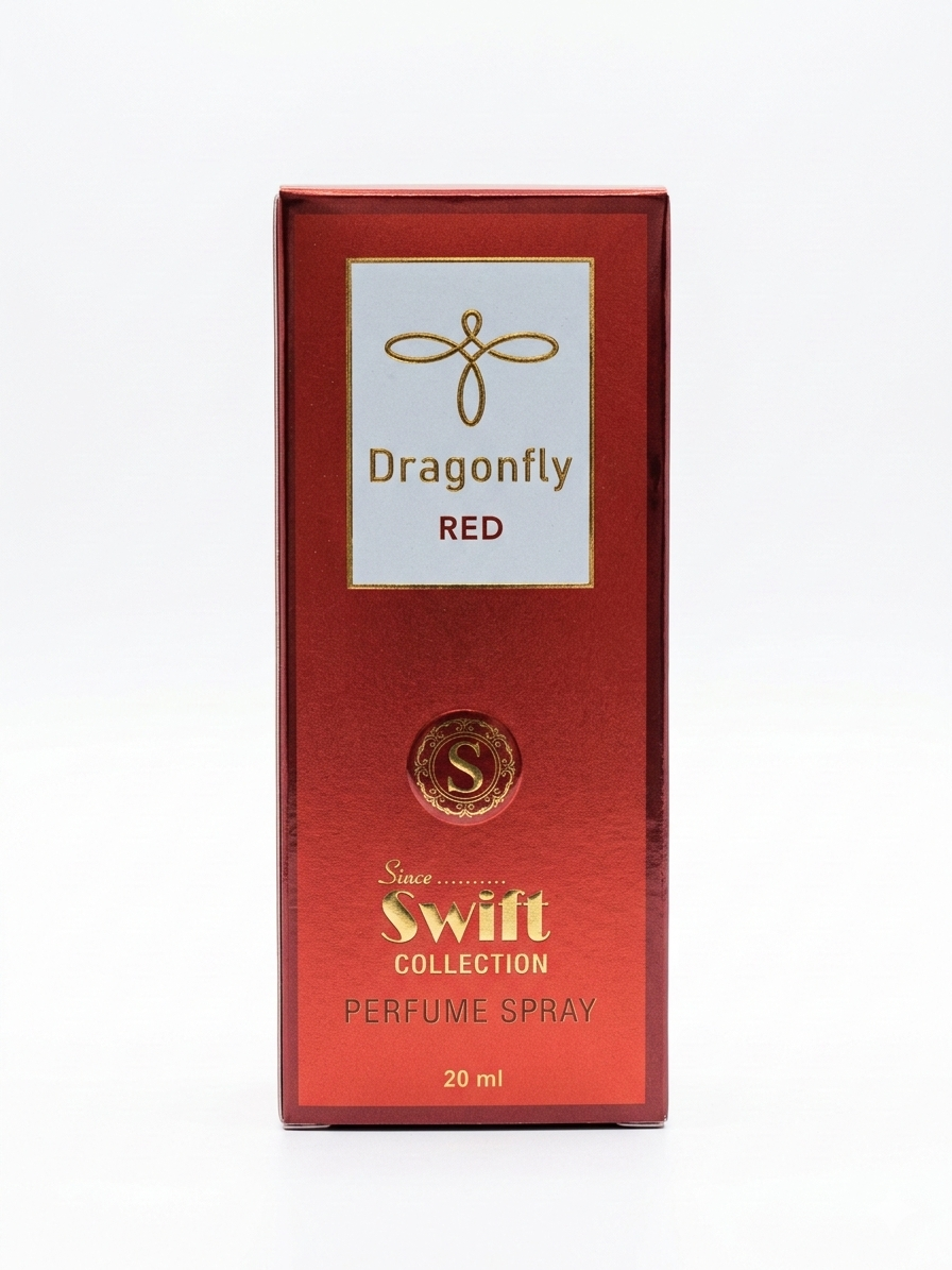 Swift Collection Dragonfly Red Perfume Spray 20 ml | Long Lasting Premium Fragrance for Men & Women