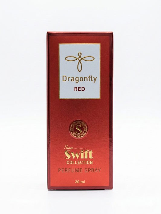 Swift Collection Dragonfly Red Perfume Spray 20 ml | Long Lasting Premium Fragrance for Men & Women