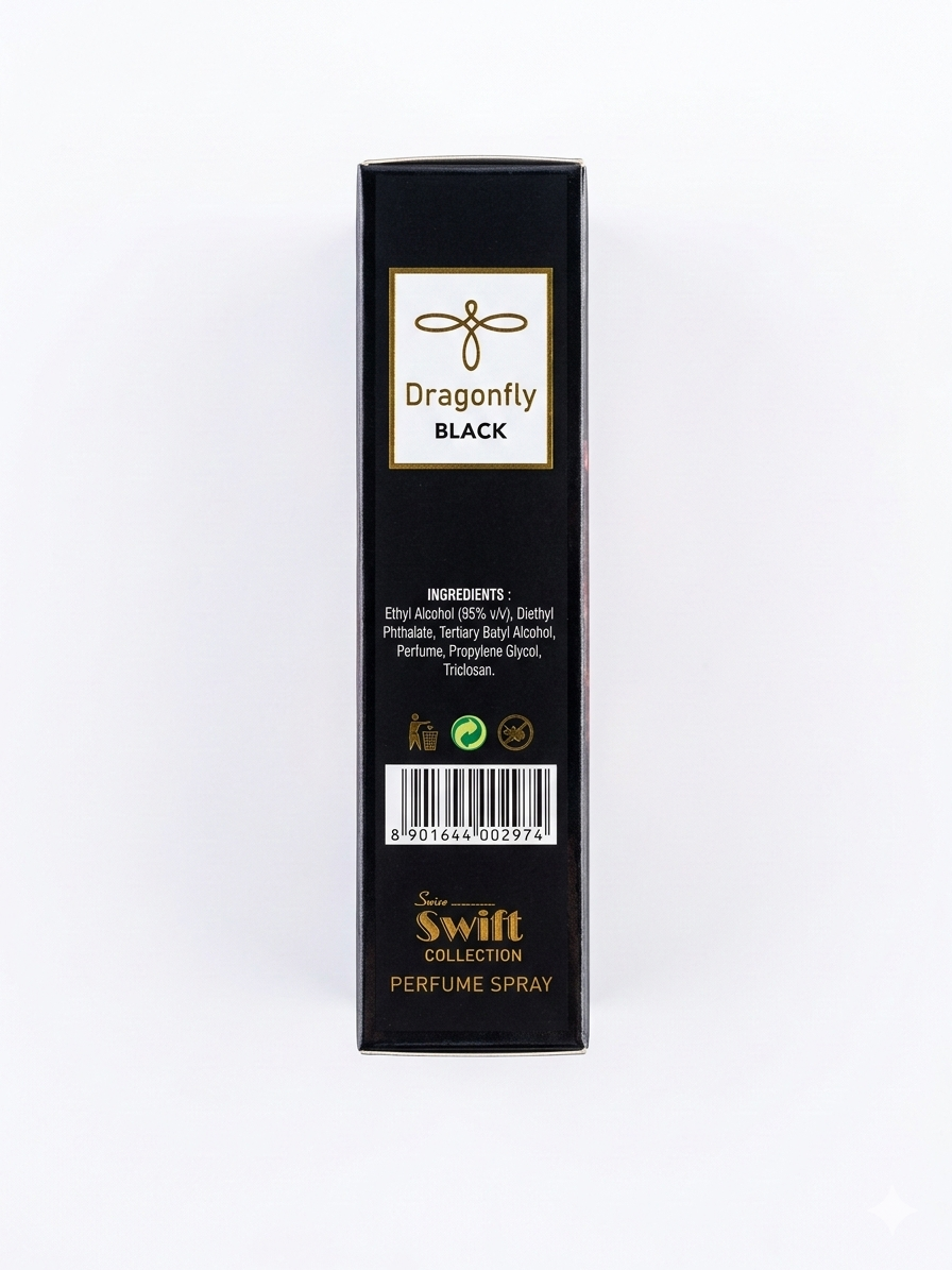 Black Edition Premium Perfume Spray 20 ml | Long Lasting Luxury Fragrance with Spicy & Woody Notes