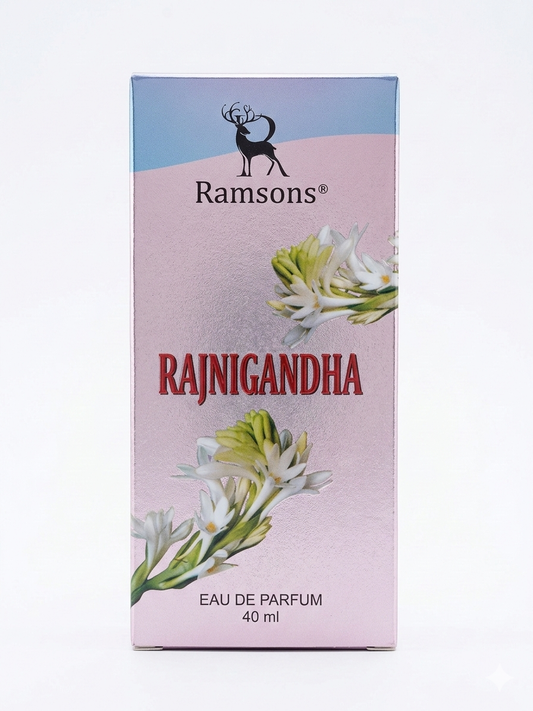 Ramsons Rajnigandha Eau De Parfum 40 ml | Long Lasting Tuberose Floral Perfume for Women & Men