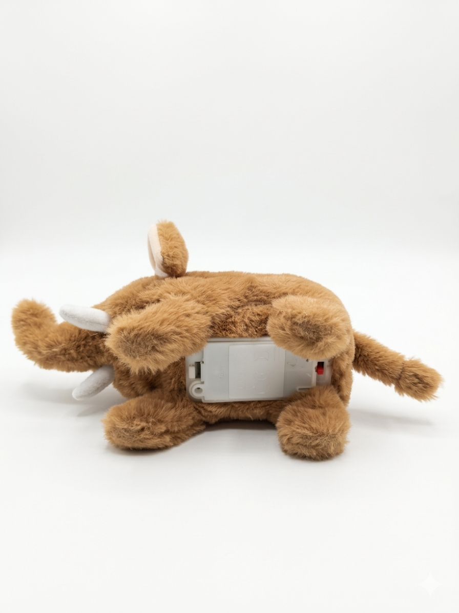 Electronic Plush Elephant Toy with Sound & Walking Action