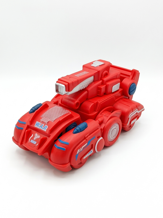 Transforming Robot Tank Toy for Kids | Multi-Mode Mech Tank Car with Lights & Action