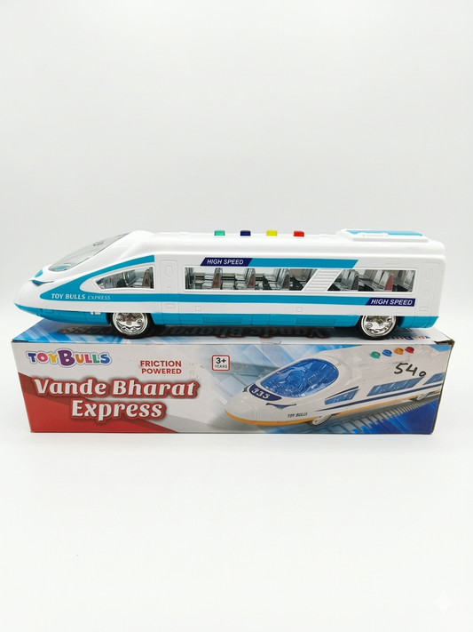 Vande Bharat Express Toy Train for Kids | Friction Powered Push & Go Train Toy