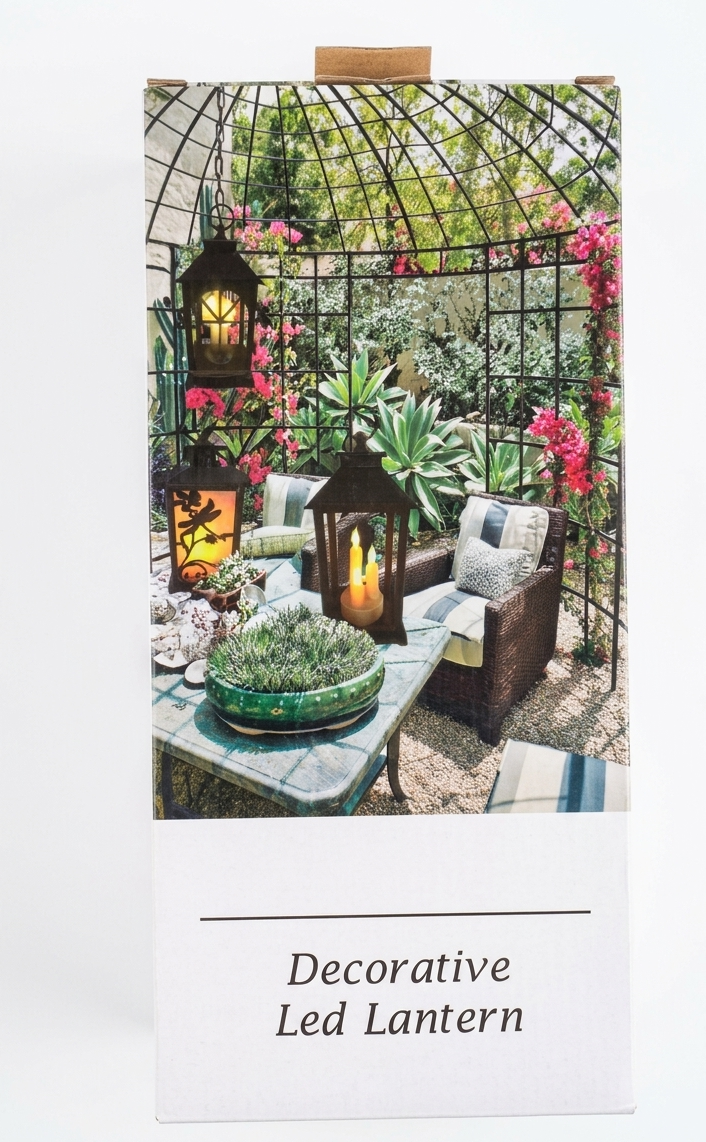 Decorative LED Lantern DIY Kit | Mini Lantern Craft Kit with Interchangeable Panels