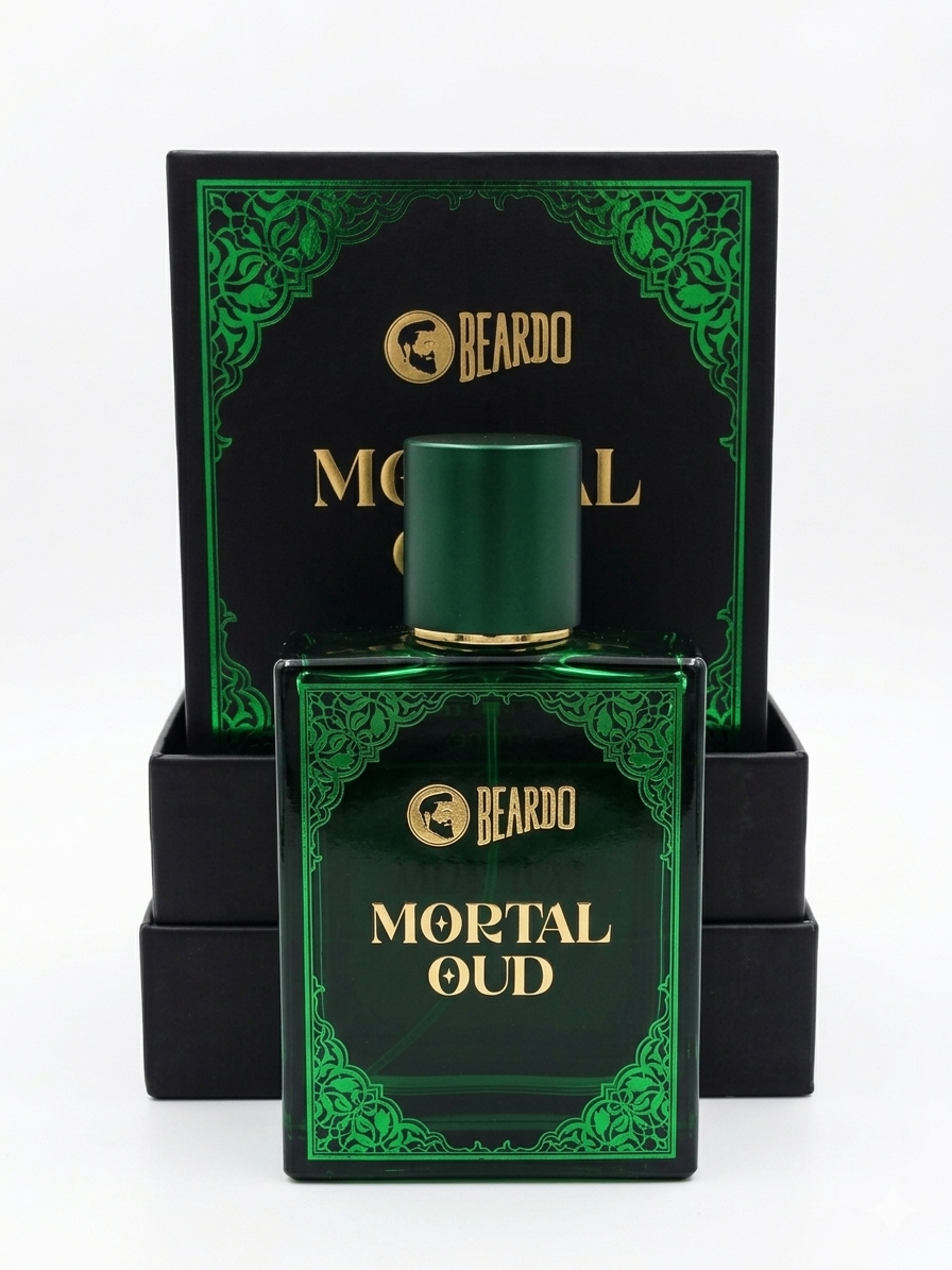 Beardo Mortal Oud Eau De Parfum for Men, 80ml | Long Lasting Luxury Oud Perfume with Musk & Sandalwood