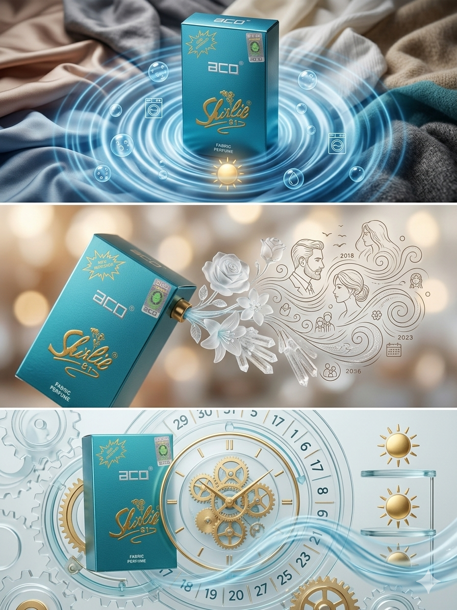 ACO Shirlie 81 Fabric Perfume Spray – Long Lasting Floral Fabric Freshener for Clothes, Curtains & Upholstery – Premium Laundry Perfume for Fresh Fragrance (Unisex)