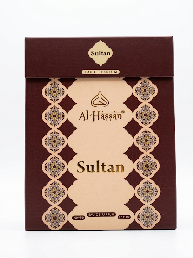 Al-Hassan Sultan Eau De Parfum Gift Set | 100ml EDP + 10ml Roll-On Attar | Luxury Long-Lasting Arabian Perfume for Men | Premium Gift Set