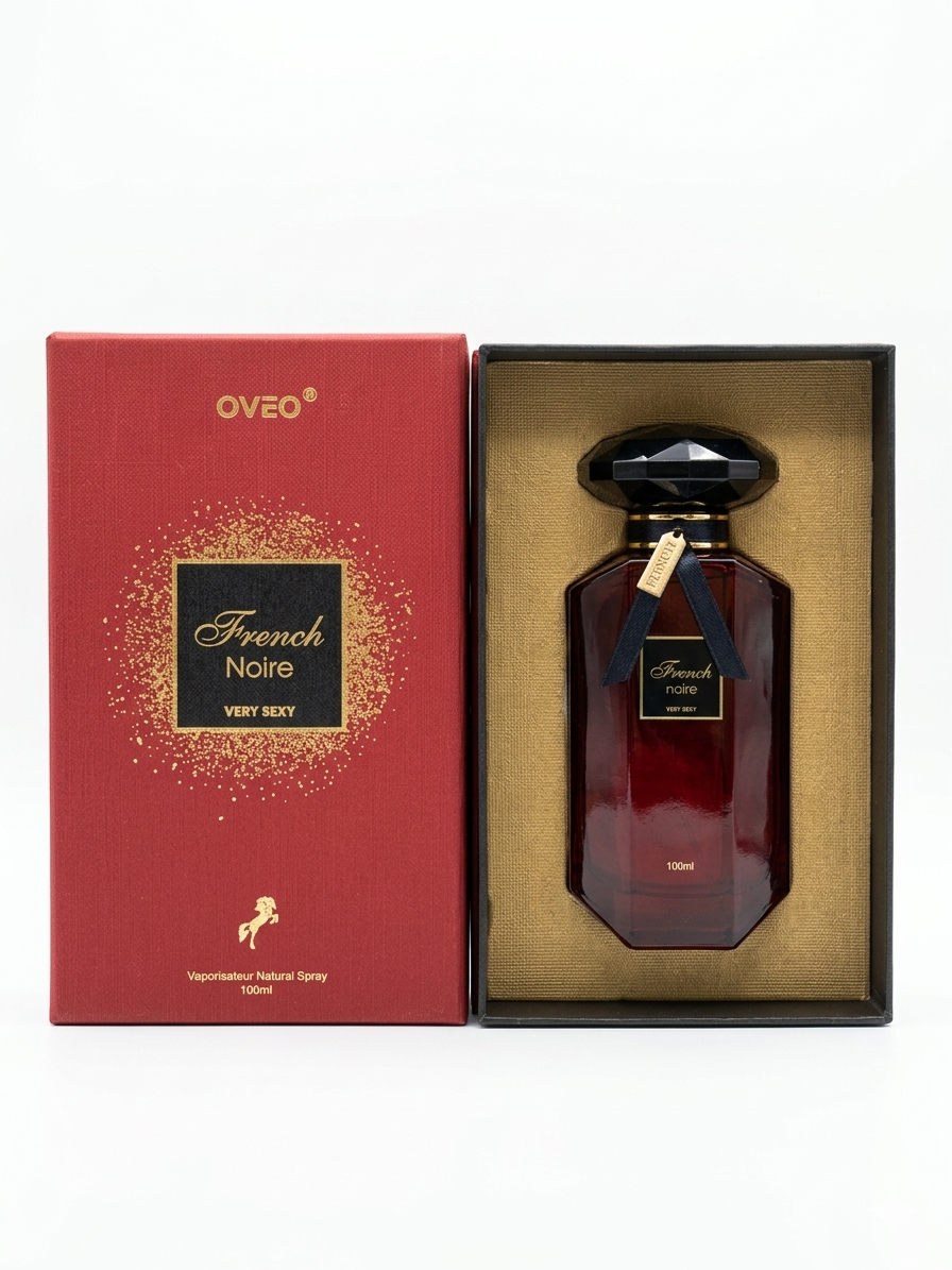 OVEO French Noire Eau De Parfum | 100ml Luxury Unisex Perfume | Long-Lasting Seductive & Mysterious Fragrance | Premium French-Inspired Scent