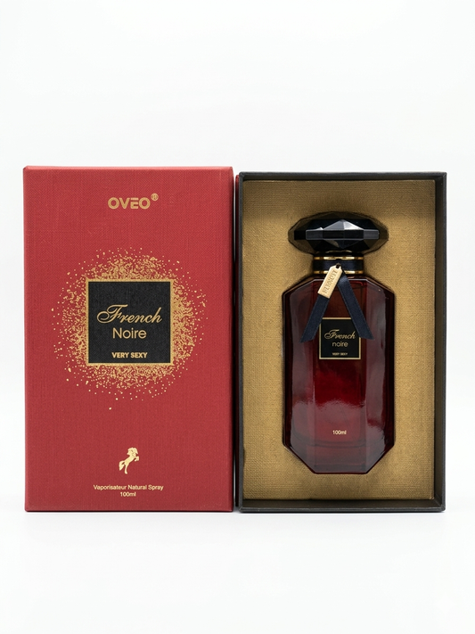 OVEO French Noire Eau De Parfum | 100ml Luxury Unisex Perfume | Long-Lasting Seductive & Mysterious Fragrance | Premium French-Inspired Scent