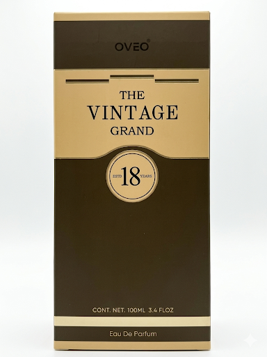Oveo The Vintage Grand Eau De Parfum | Luxury Long-Lasting Unisex Perfume | Oud, Vanilla & Amber Fragrance | Premium Gift Perfume for Men & Women