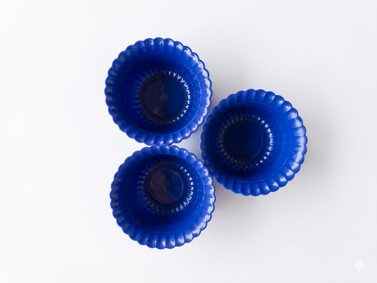 Silicone Baking Cups Set of 3 – Non-Stick Reusable Muffin Liners, Food-Grade Silicone Cupcake Molds
