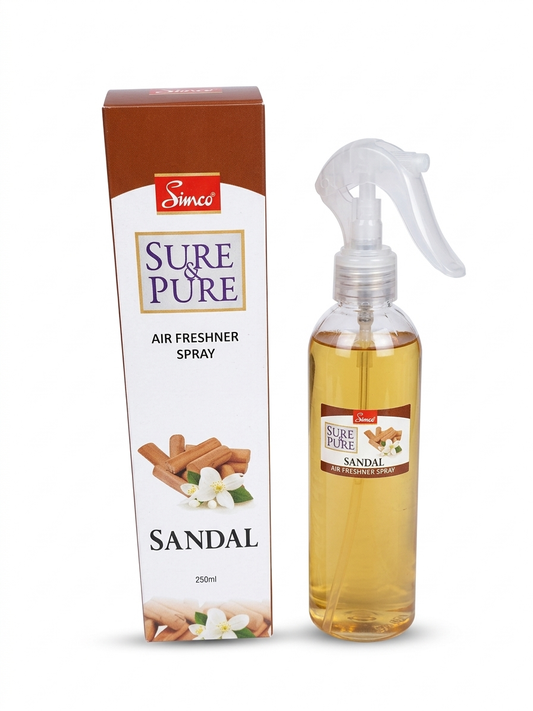Simco Sure & Pure Blossom Air Freshener Spray 250ml | Long Lasting Floral Room Freshener | Multi-Surface Fragrance Spray for Home, Office & Car