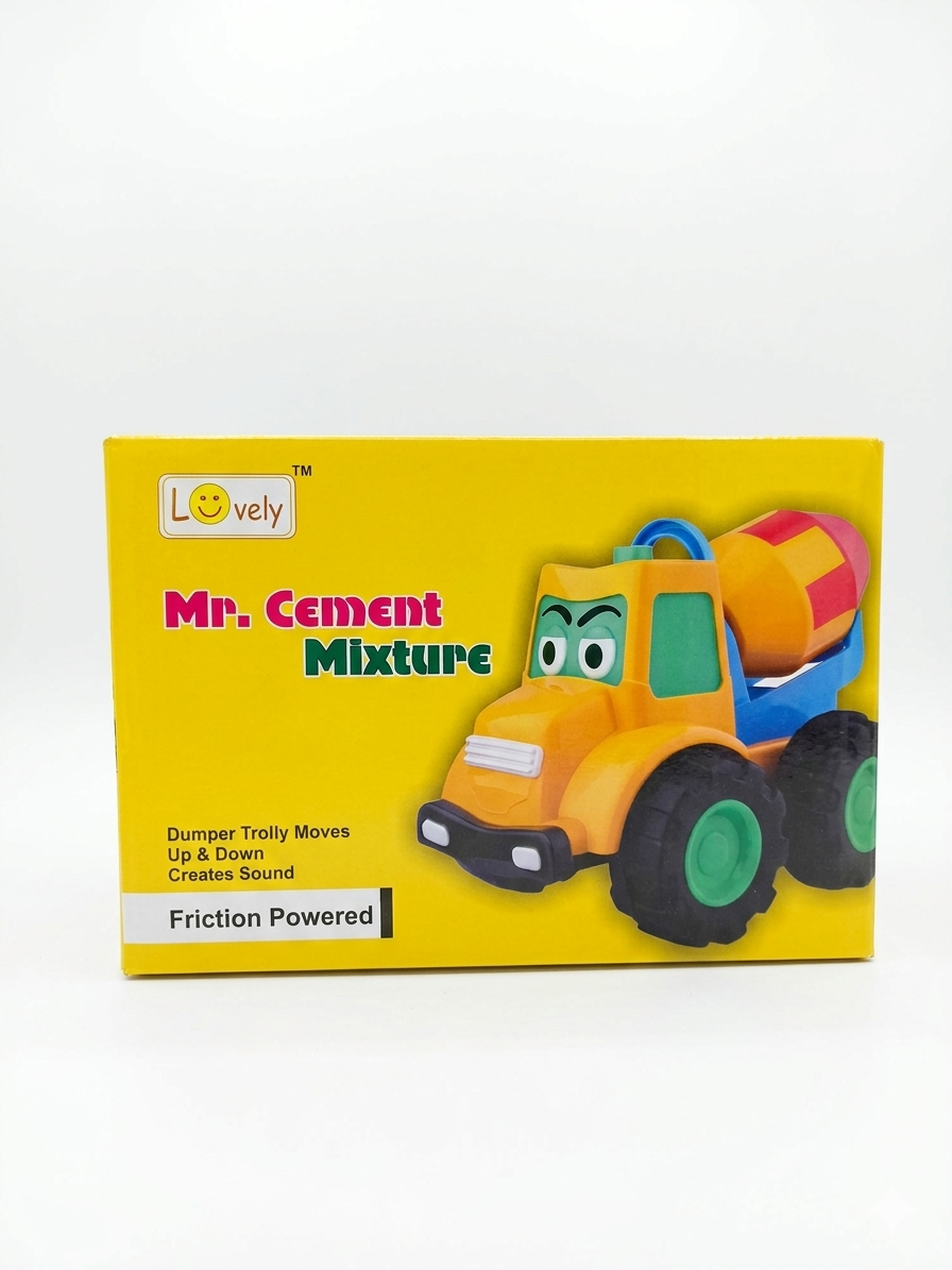 🚧 Product Title (SEO Optimized)  Mr. Cement Mixer Toy Truck for Kids – Battery Operated Construction Vehicle with Lights, Sound & Dual Speed, Realistic Mixer Toy for Boys & Girls (3+ Years)