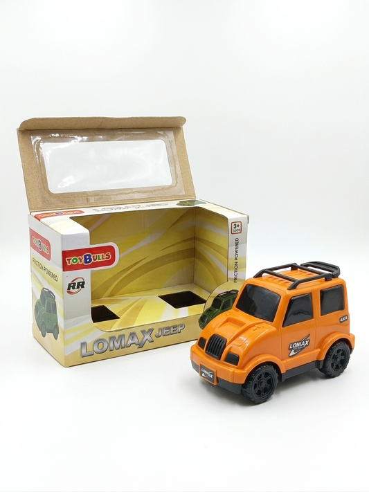 Lomax Jeep Toy for Kids – Shape Sorting Pull Along Car with Friction Power, Learning Toy with Letters, Numbers & Colors for Toddlers (3+ Years)