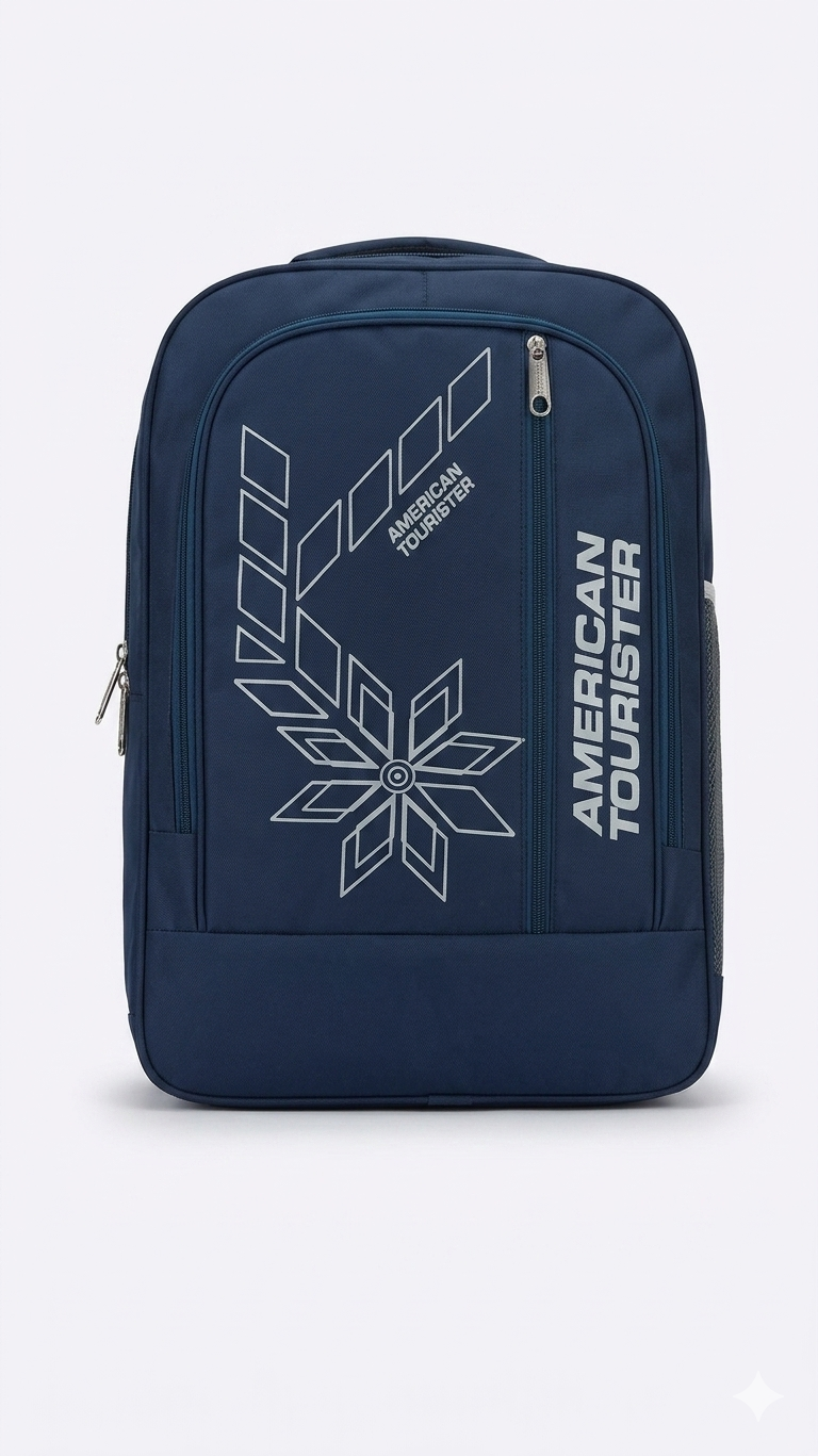 Blue Laptop Backpack for Men and Women, Water Resistant Travel Backpack with 15.6 Inch Laptop Sleeve