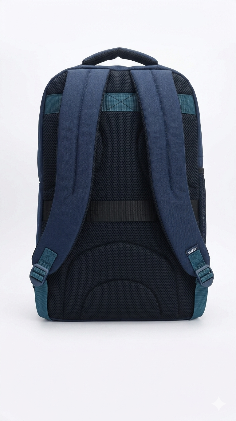 Navy Blue Laptop Backpack for Men and Women, Water Resistant Business Travel Backpack with 15.6 Inch Laptop Sleeve