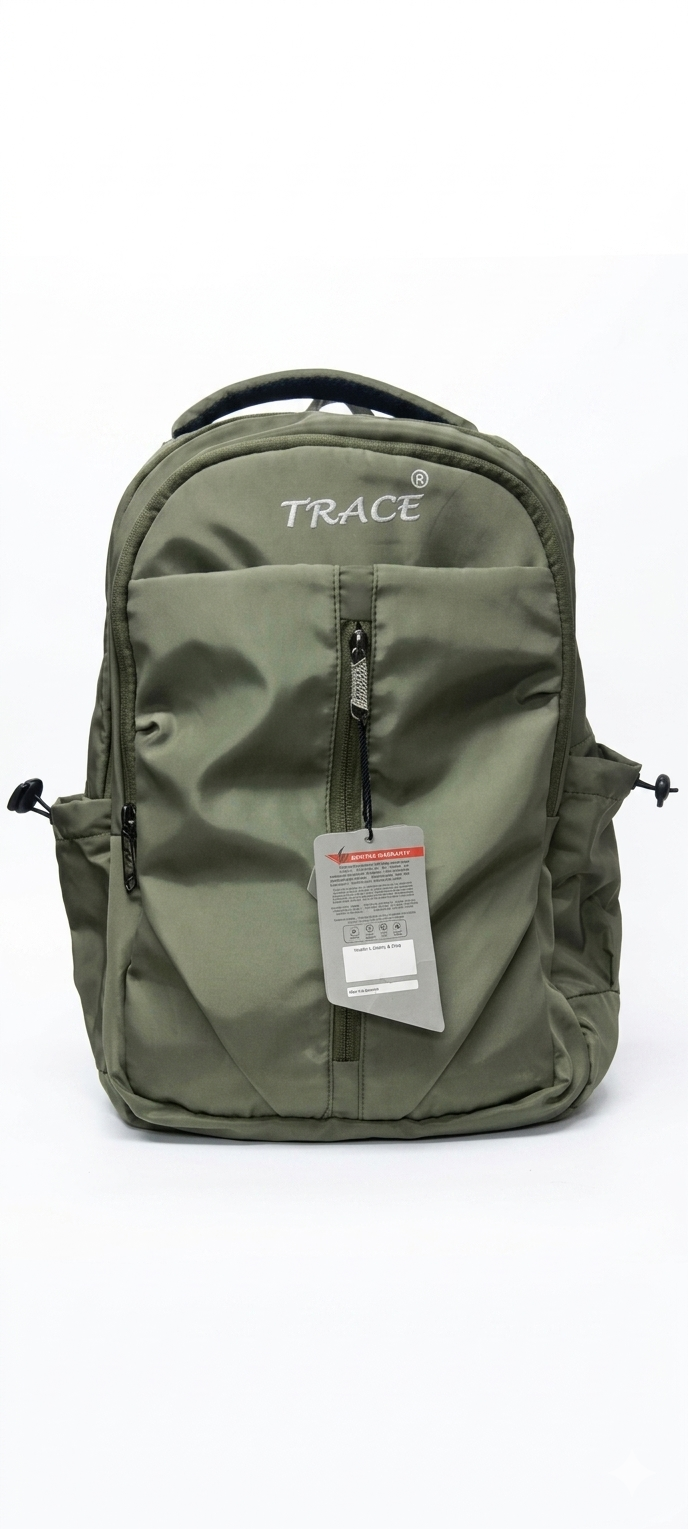 Olive Green Laptop Backpack for Men and Women, Water Resistant Travel Backpack with Padded Laptop Sleeve