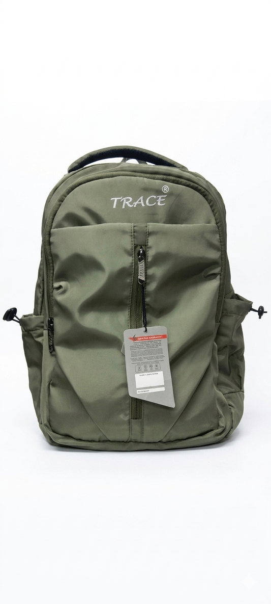 Olive Green Laptop Backpack for Men and Women, Water Resistant Travel Backpack with Padded Laptop Sleeve