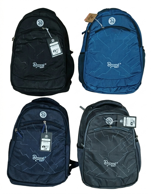 Decent World Laptop Backpack for Men & Women, Water Resistant School and College Bag with Organizer Pocket