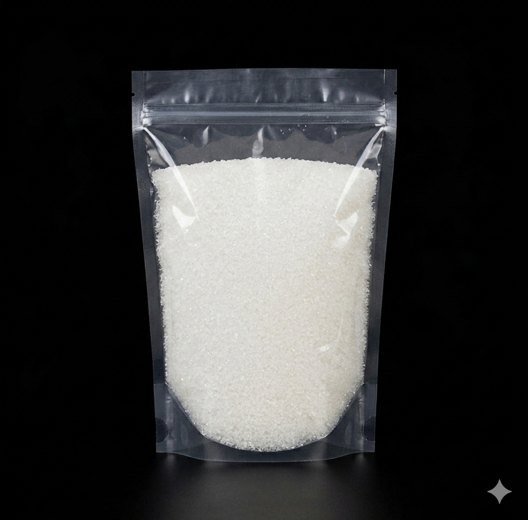 Organic White Sugar 1kg | Natural Fine Crystal Sugar for Tea, Coffee, Baking, Cooking & Desserts