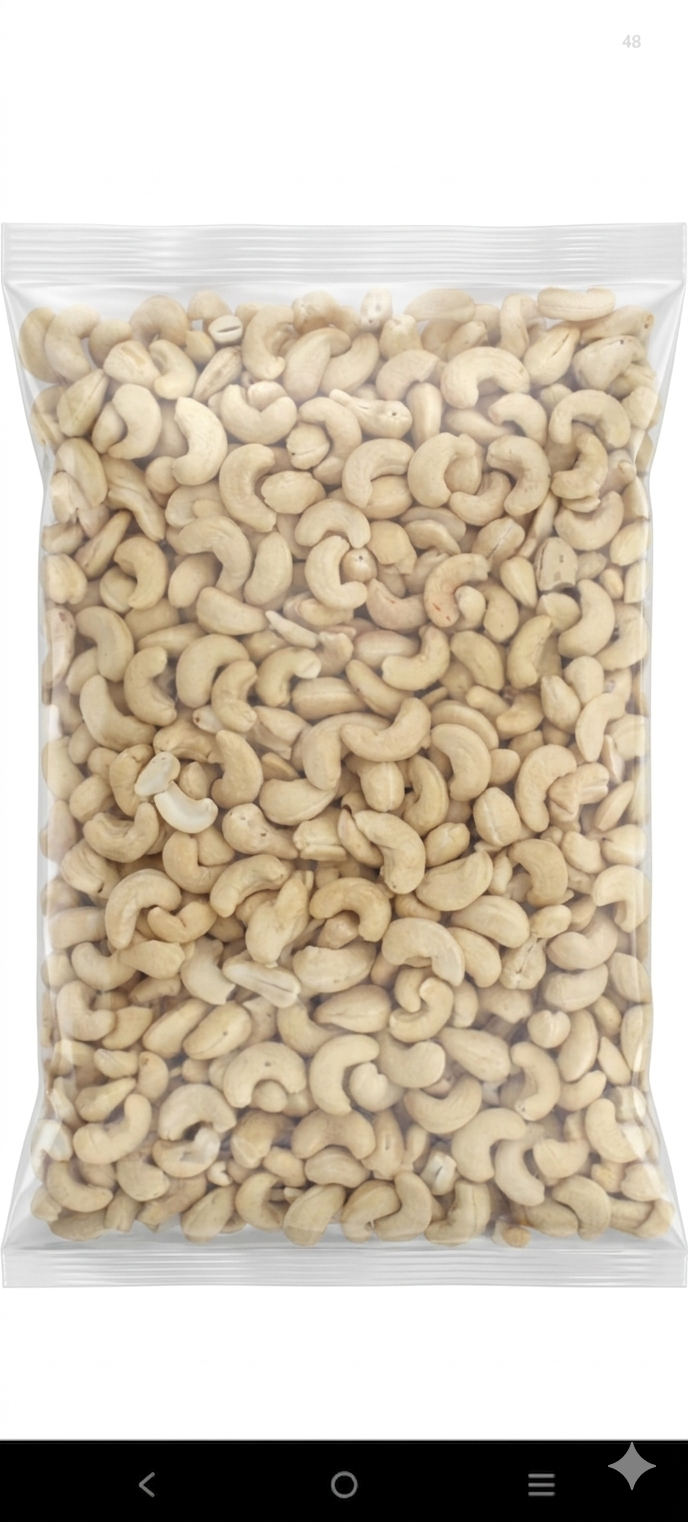 Harmal Store Premium Cashew Nuts 250g, Natural Whole Kaju, Crunchy Healthy Dry Fruit, Protein Rich Organic Cashews