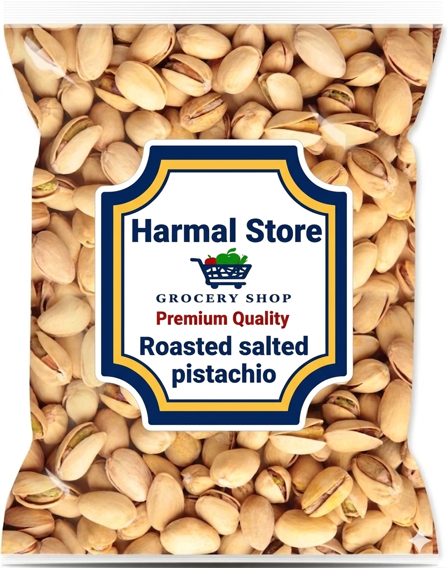 Harmal Store Premium Salted Pistachio Kernels | Fresh Roasted Pista 250g