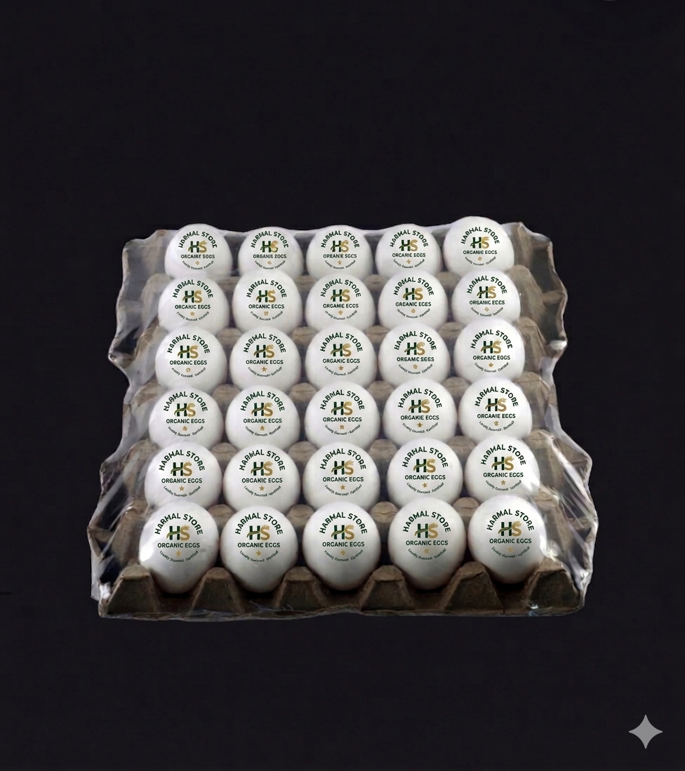 Harmal Store Happy & Healthy Herbal Eggs – Bulk Pack of 30 Large Premium Quality Eggs