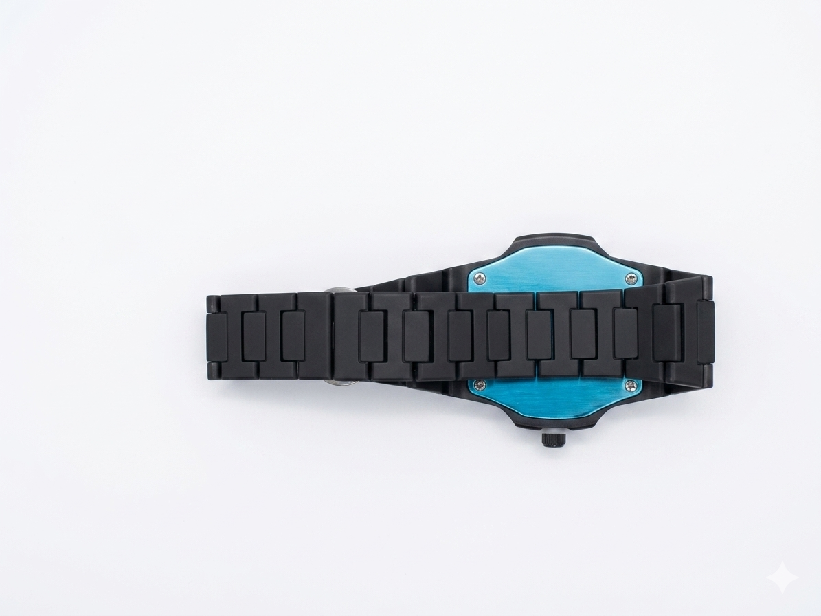 SABR Gilt Green Matte Analog Watch for Men | Premium Quartz Movement | Integrated Matte Bracelet