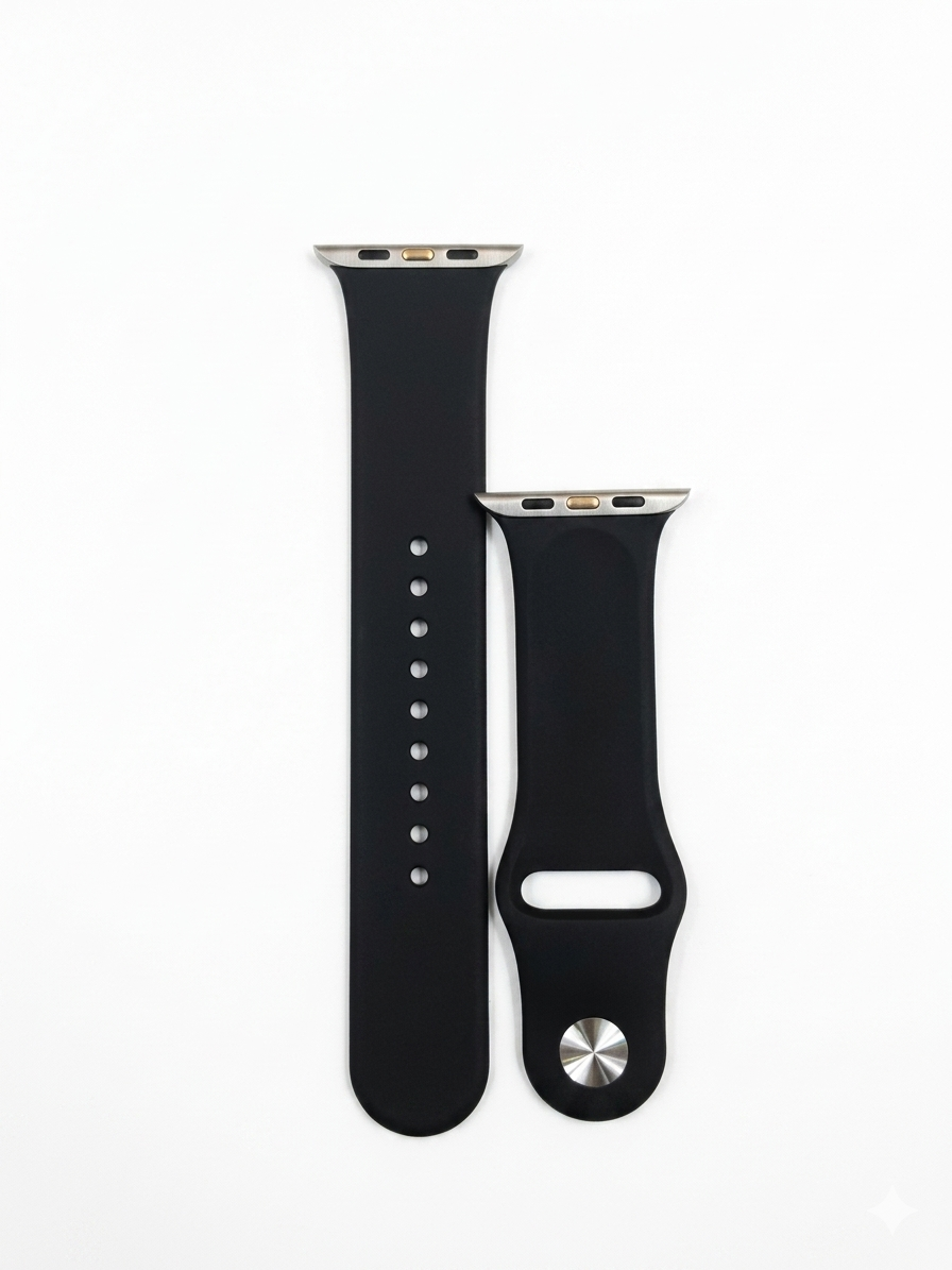 Premium Silicone Sport Band for Smartwatch | Quick-Release Strap | Sweat-Resistant, Adjustable Wrist Band