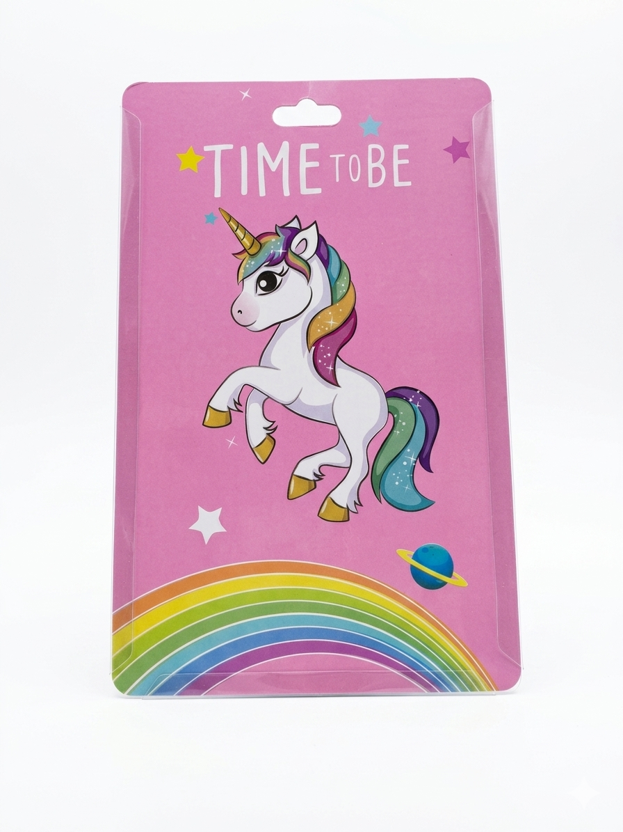 Magical Minds 3D Unicorn Pencil Case with Built-in Calculator for Girls – Large Capacity Hard Shell Organizer with Mesh Pockets & Pen Slots – Durable Aesthetic School Supply Pouch for Ages 6-12