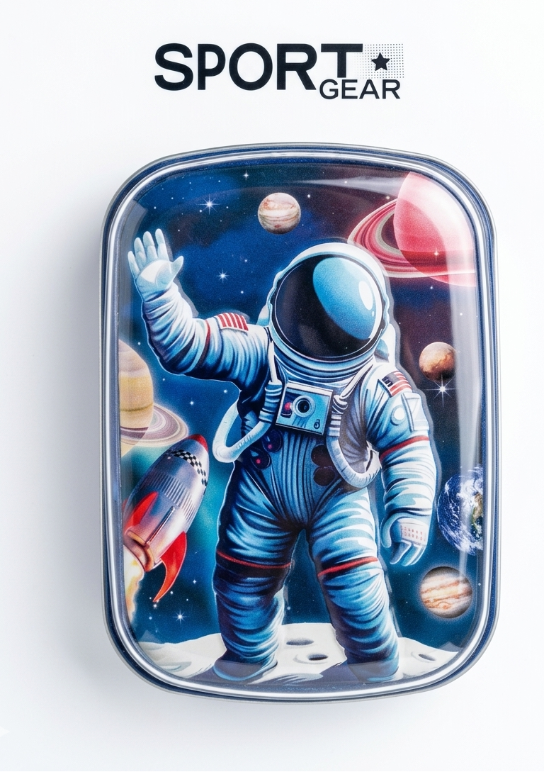 Professional Space Astronaut Pencil Case – 3D Hard Shell EVA Pouch for Boys – Large Capacity, Anti-Scratch Polycarbonate Cover – Durable Stationary Organizer for School & Travel