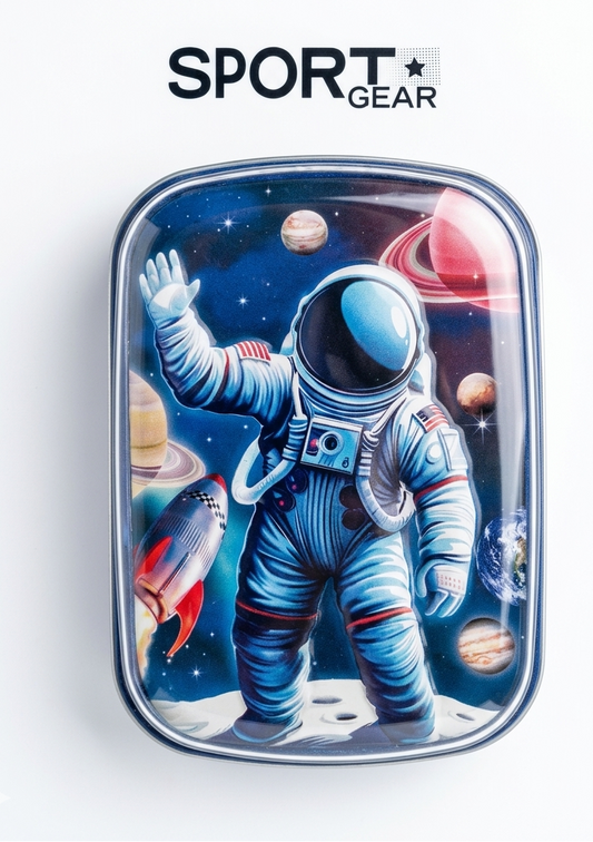 Professional Space Astronaut Pencil Case – 3D Hard Shell EVA Pouch for Boys – Large Capacity, Anti-Scratch Polycarbonate Cover – Durable Stationary Organizer for School & Travel