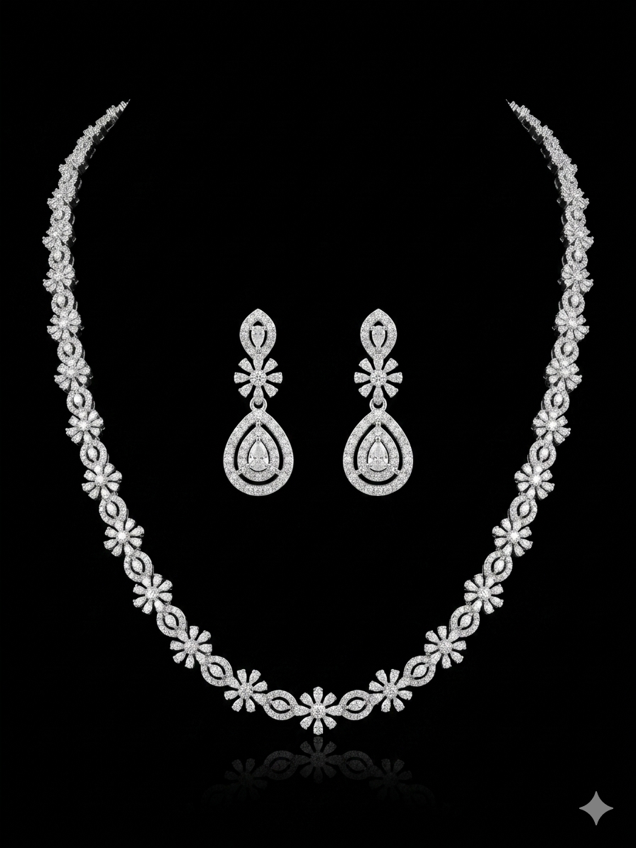Premium Materials: High-grade genuine Zambian emeralds accented with brilliant-cut cubic zirconia.