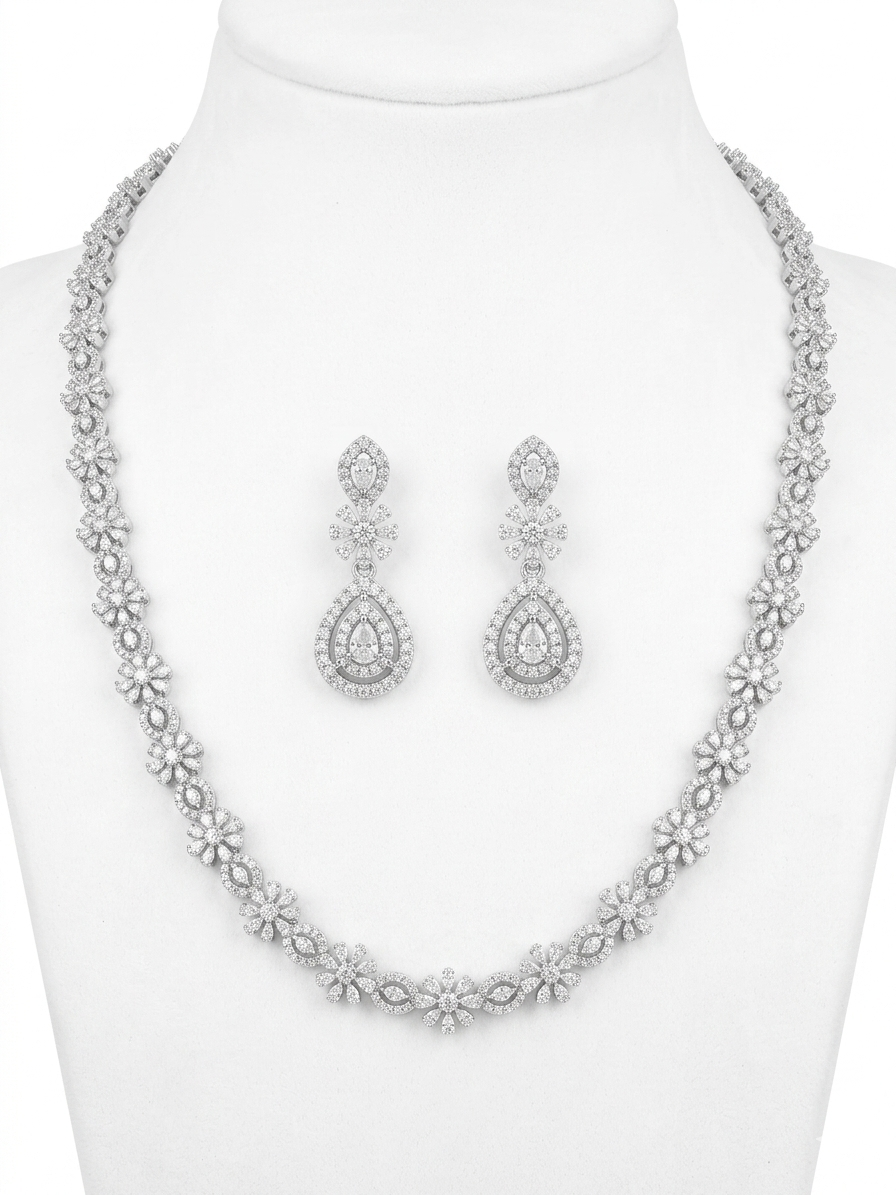 Premium Materials: High-grade genuine Zambian emeralds accented with brilliant-cut cubic zirconia.