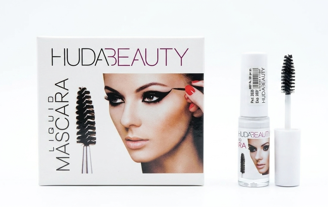 HUDABEAUTY Liquid Mascara for Ultimate Lash Volume and Length 1 peace | Ultra-Black Pigment, Quick-Drying & Clump-Free – Ophthalmologist Tested & Cruelty-Free